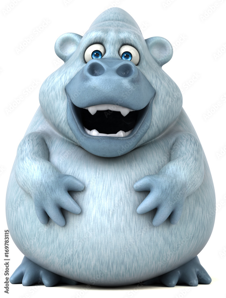 Fototapeta premium Fun yeti