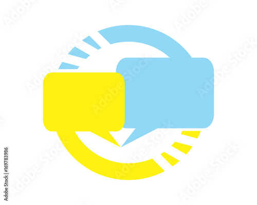 talk chat conversation chitchat icon vector