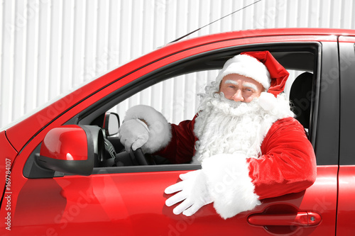 Authentic Santa Claus looki...