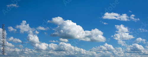 clouds on the blue sky background