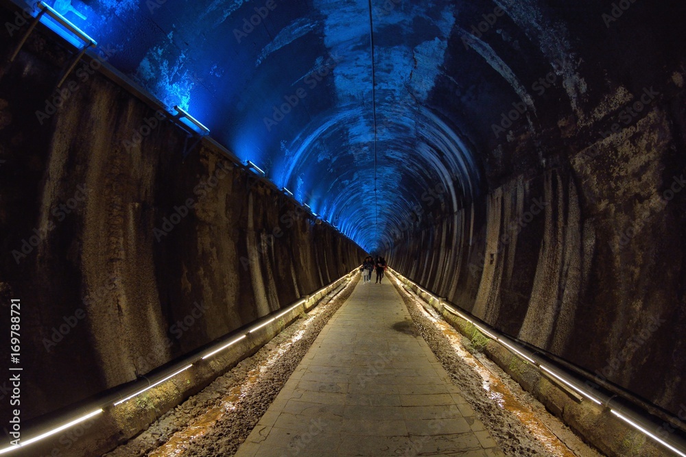 Obraz premium Color tunnel trail in Miaoli,Taiwan 