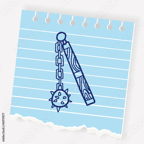 iron mace doodle