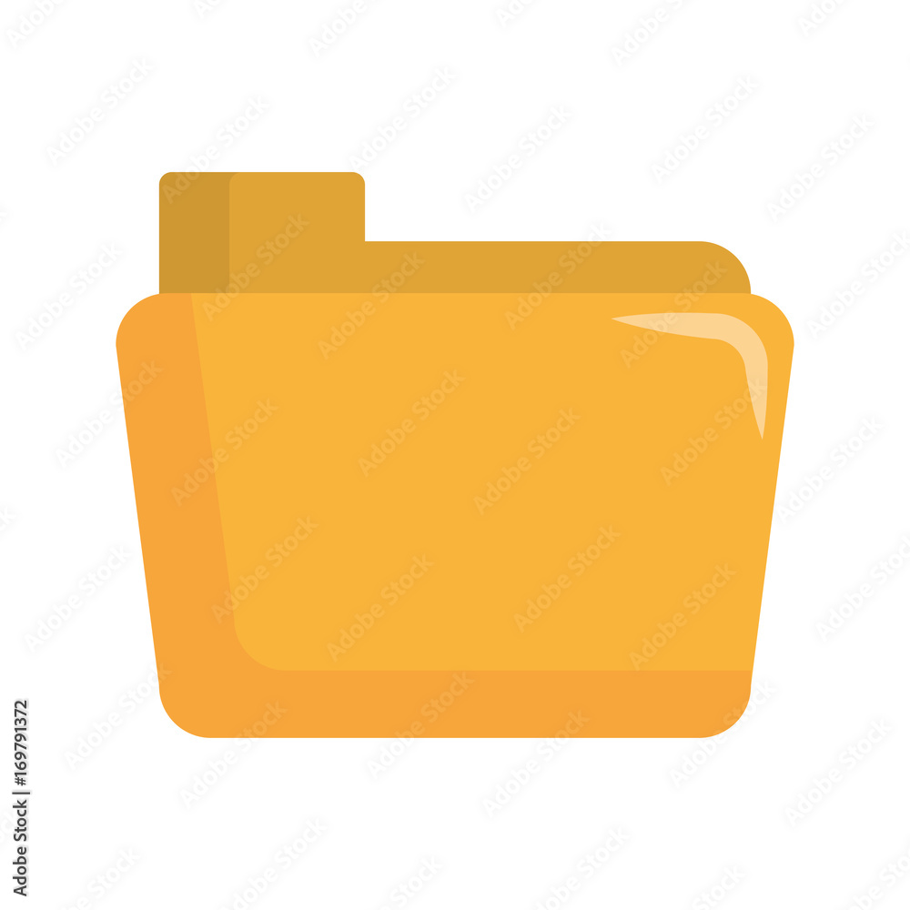 folder icon over white background vector illustration folder icon over white background vector illustration