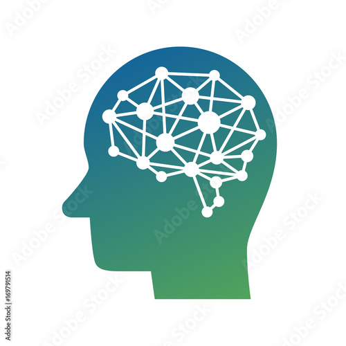 AI (artificial intelligence) icon.