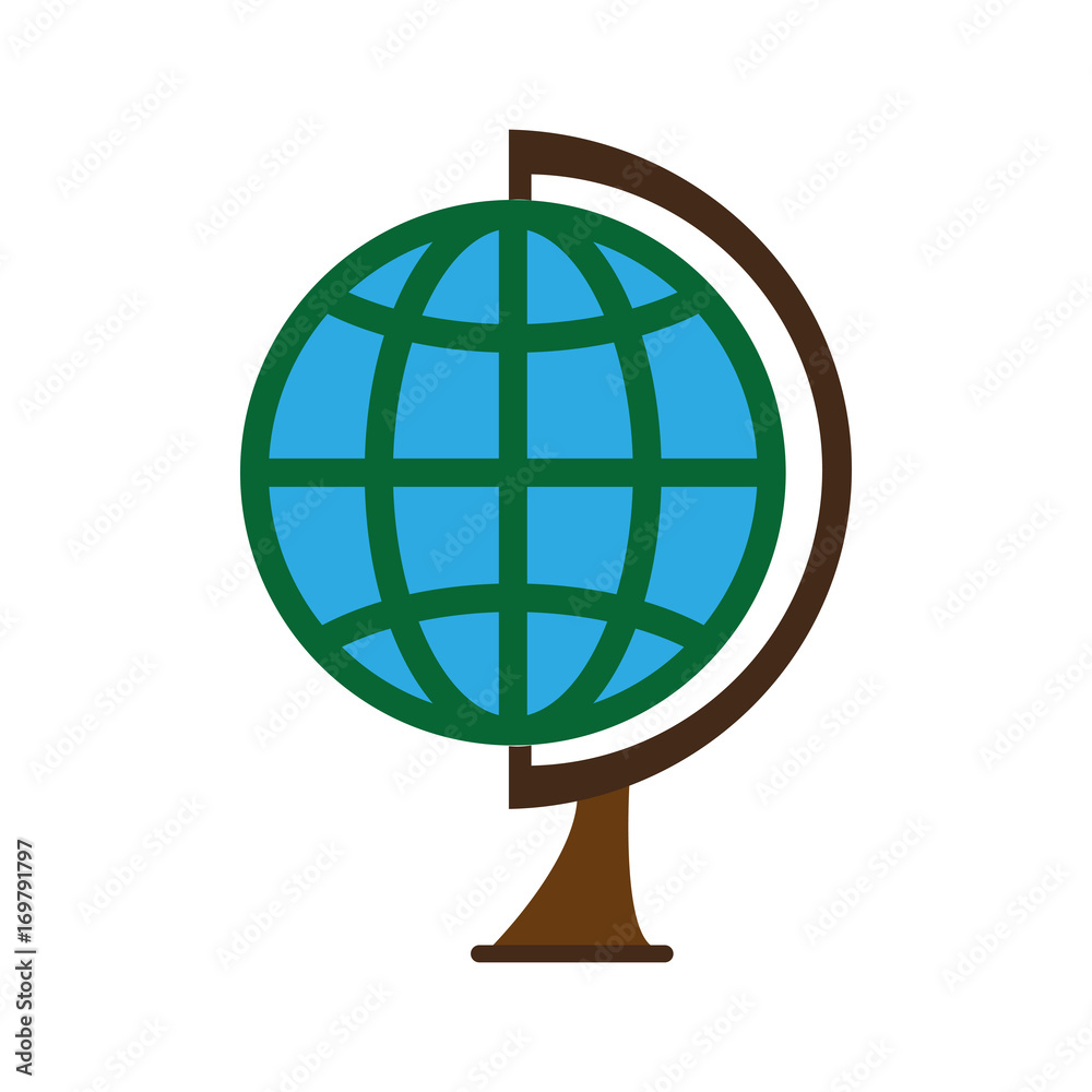 geography tool icon over white background vector illustration geography tool icon over white background vector illustration