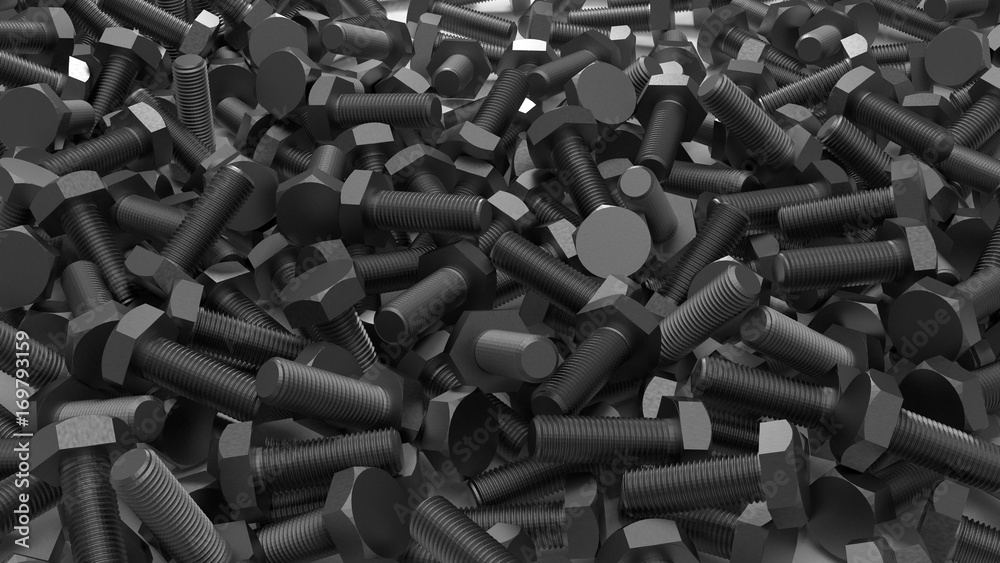 Scattered bolts. Scattered bolts.