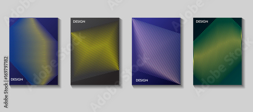 Elegant Poster Cover Vector Design. Geometric Background. Vector templates for placards, banners, flyers, presentations and reports. Print