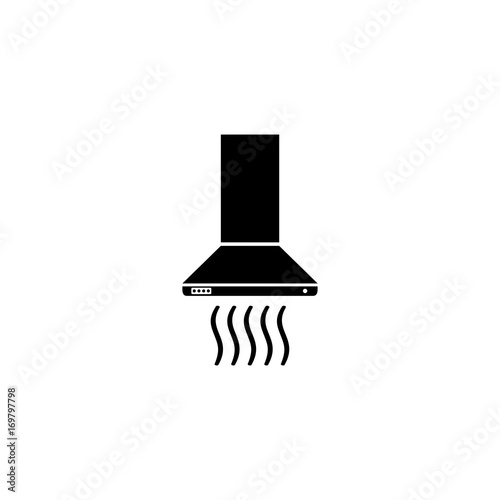 Kitchen hood vector icon