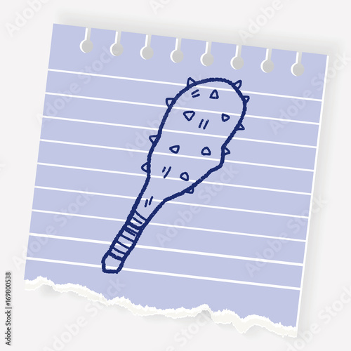 iron mace doodle