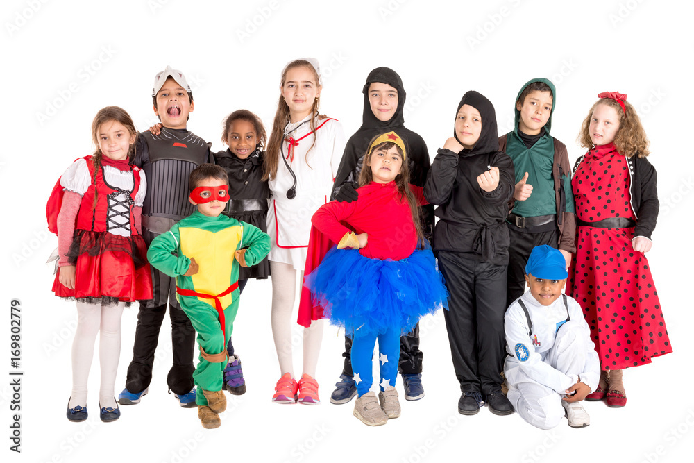 Kids in costumes Kids in costumes