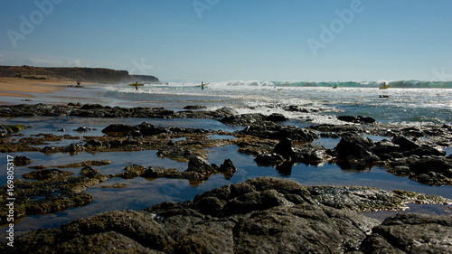 Photography going surfing