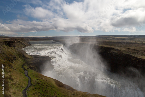 Gulfoss Wasserfall in Island