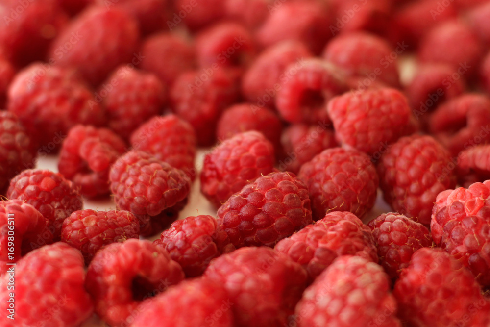 Ripe raspberry full frame Ripe raspberry full frame