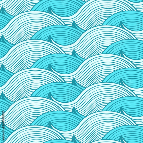 Seamless waves patterns