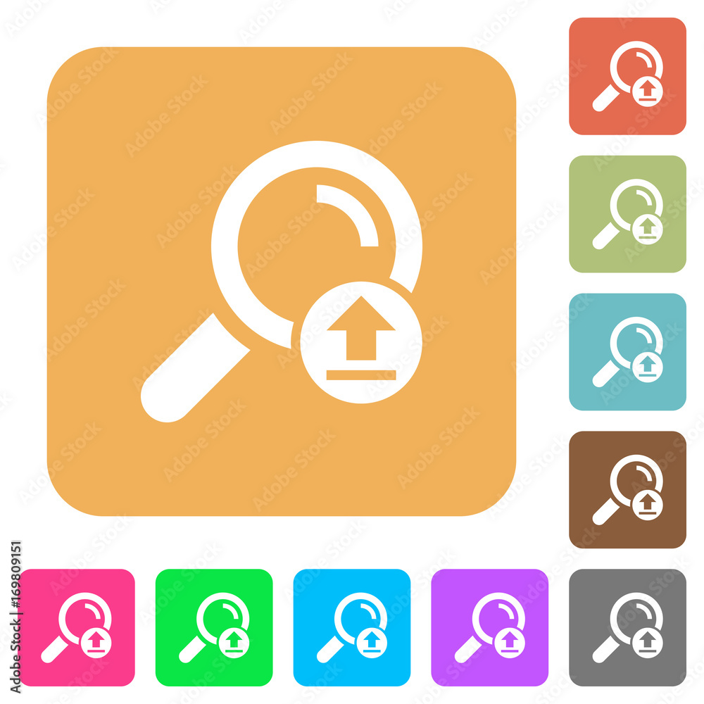 Upload search results rounded square flat icons Upload search results rounded square flat icons