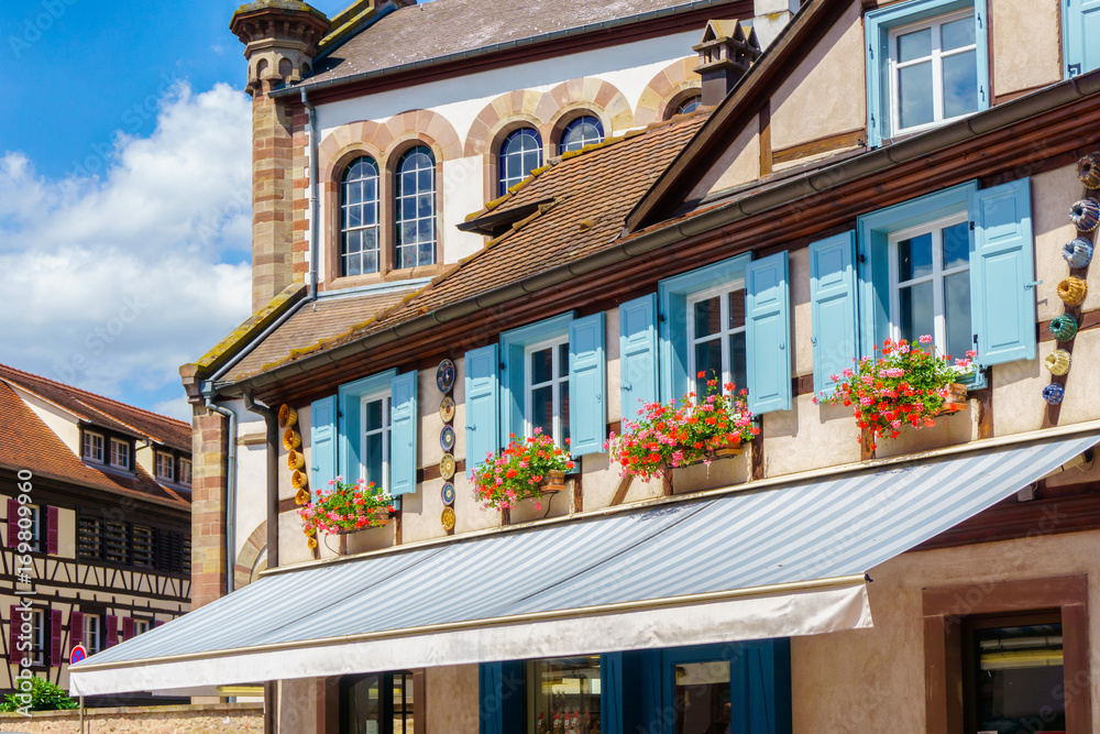 Fototapeta premium Traditional colorful houses in La Petite France, Strasbourg, Alsace, France