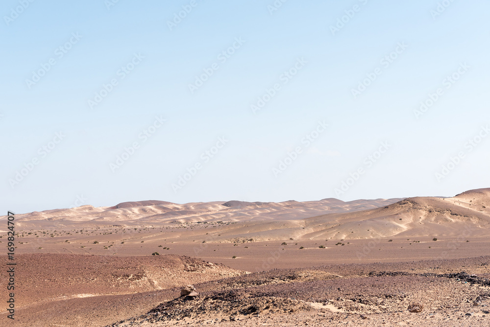 Namib desert landscape in the Skeleton Coast area of Namibia