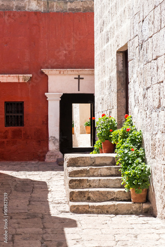 The Santa Catalina Monastery in Arequipa, Peru