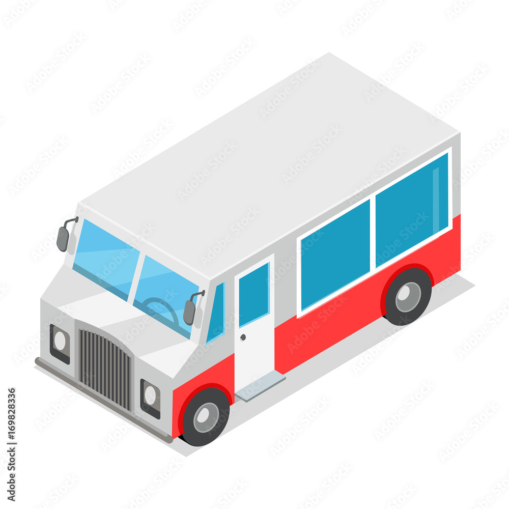 Big Wagon with Streetfood Isolated Illustration Big Wagon with Streetfood Isolated Illustration