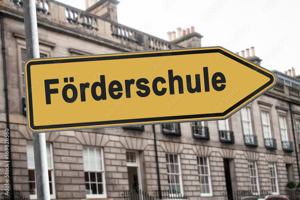 Obraz premium Schild 238 - Förderschule