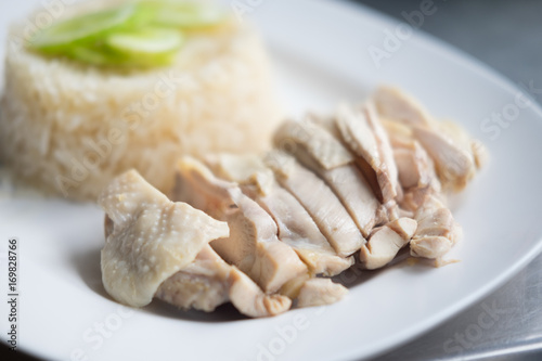 Hainanese boiled chicken