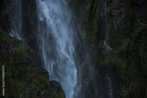 Bowen Falls  nice waterfall at milford sound