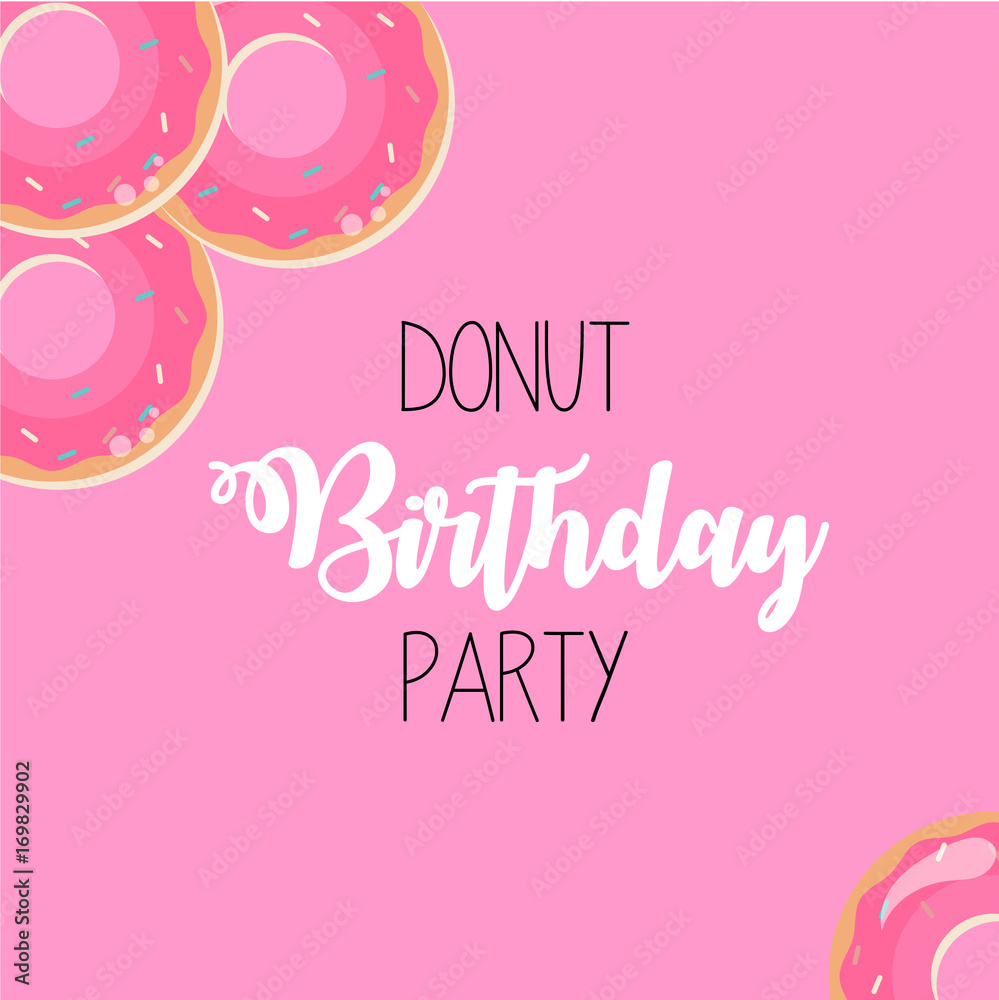 DONUT BIRTHDAY PARTY