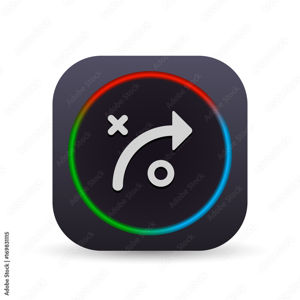 Dark MultiColor Web Button Dark MultiColor Web Button