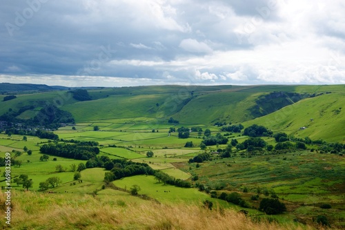 The English Peak District  close to the village of Castleton.