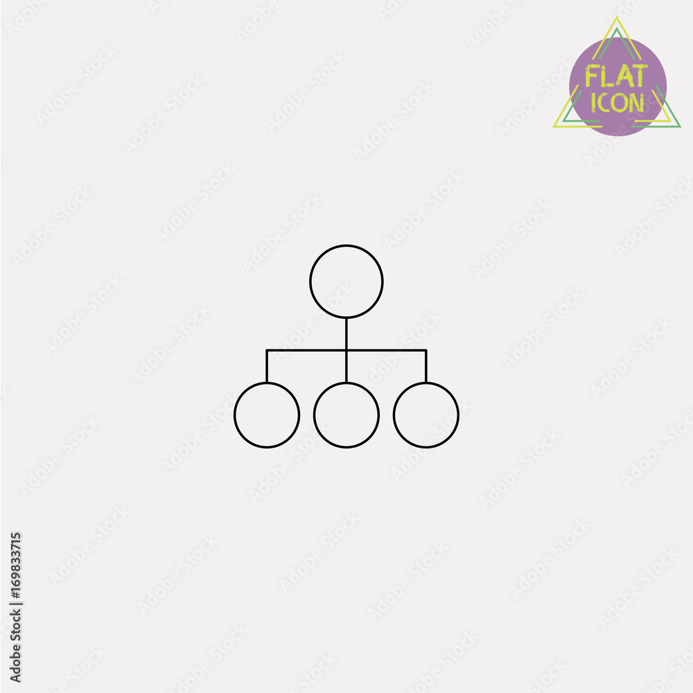 Outline line icon Outline line icon