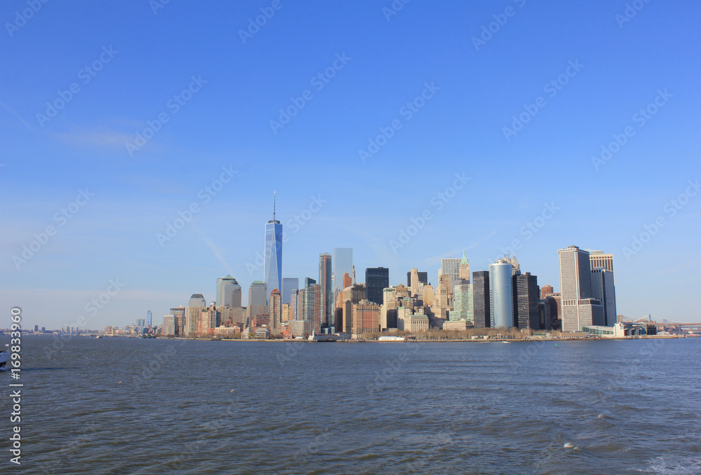 Obraz premium Gratte-ciel à Manhattan