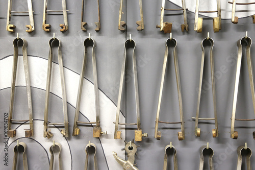 Konstfotografi Tools used by glassmakers for jewelery creations
