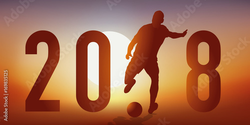 2018 - football - carte de vœux - présentation - coupe du monde - compétition