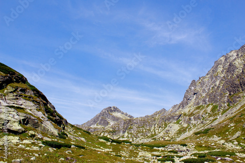 Landscape with mountains. High Tatras. Slovakia