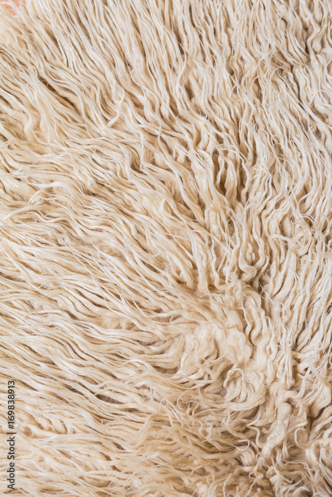 Artificial fur background brown, beige, cream Artificial fur background brown, beige, cream