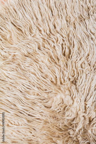 Tableau sur toile Artificial fur background brown, beige, cream