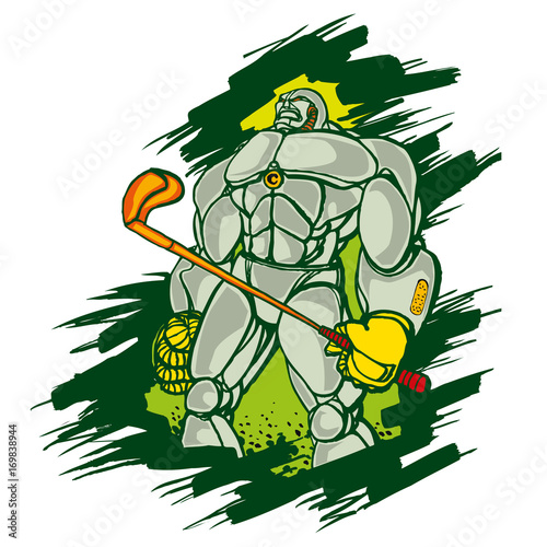 Robot golf player