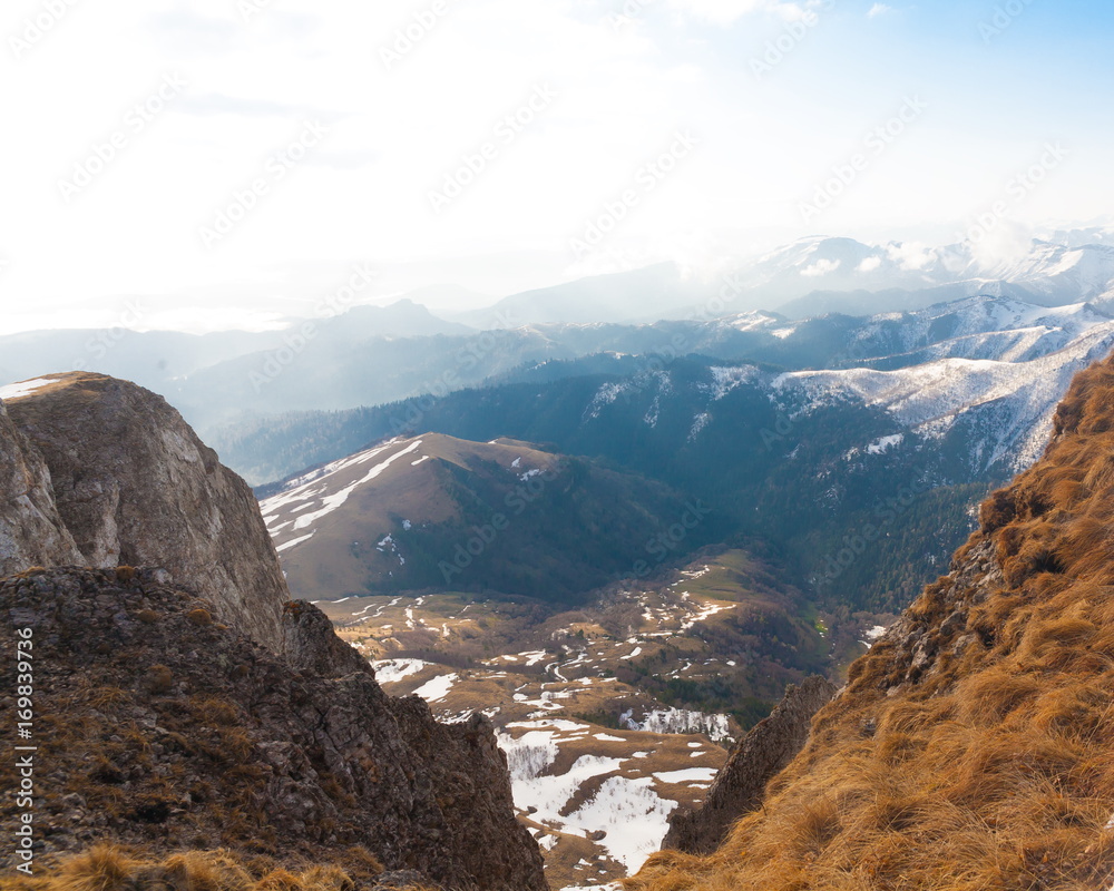 Fototapeta premium Mountain day autumn