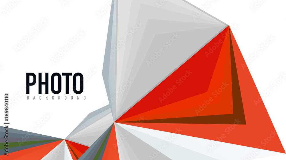 Modern triangle presentation template Modern triangle presentation template
