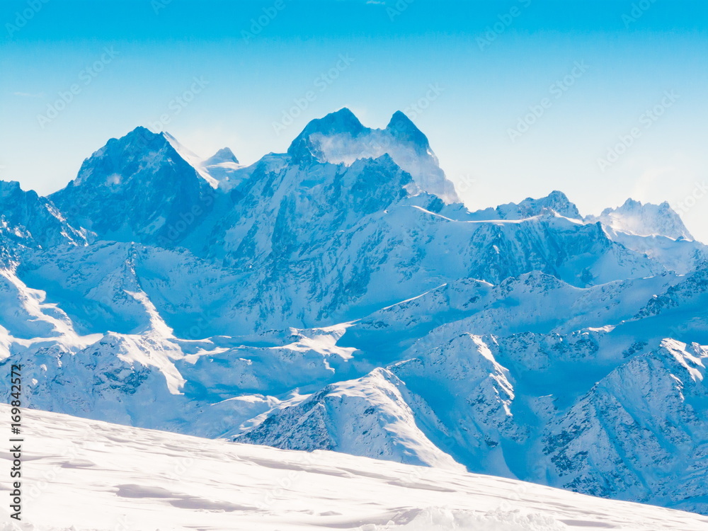Fototapeta premium Mountain winter. Caucasus