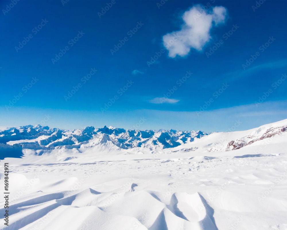 Plakat Górska zima. Kaukaz
