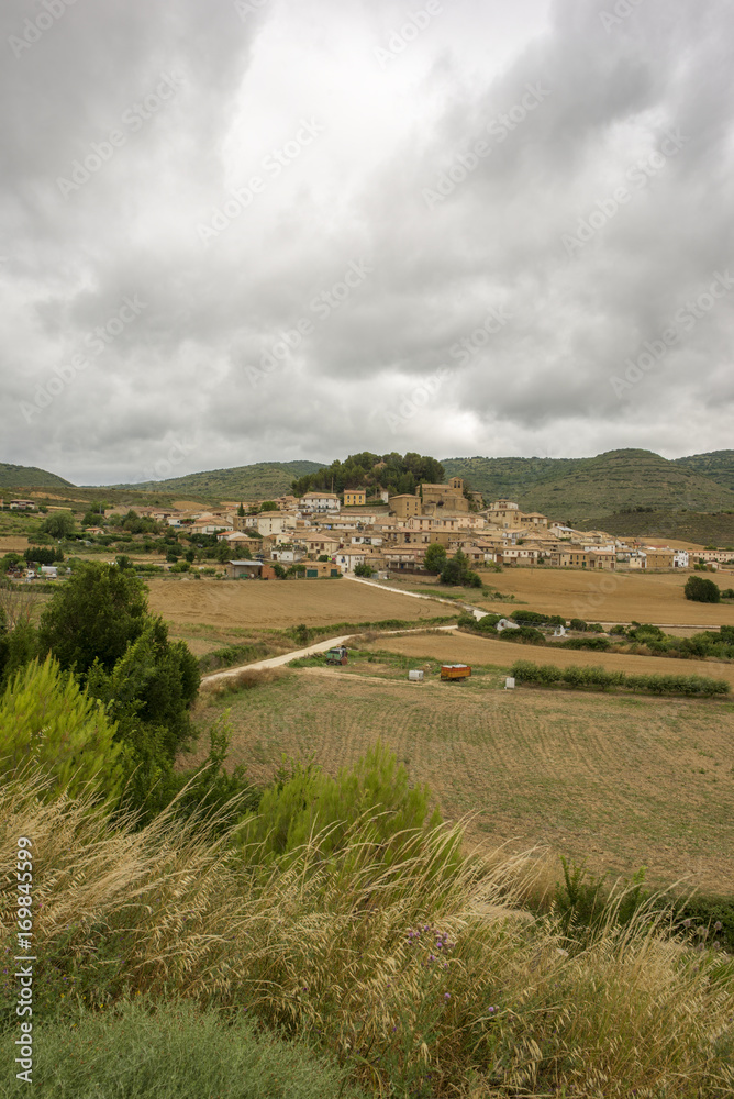 The village of Eslava in Navarre, Spain
