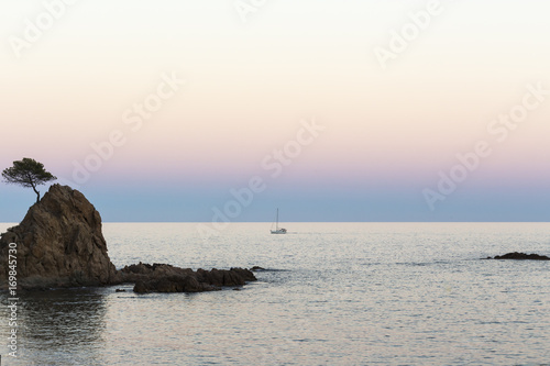 Sunset at Tossa de Mar.