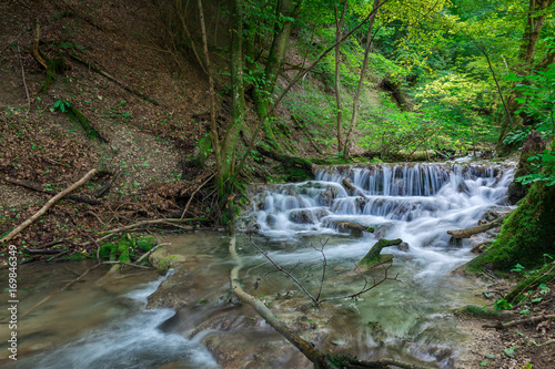 waterfall in Bad Urach photo