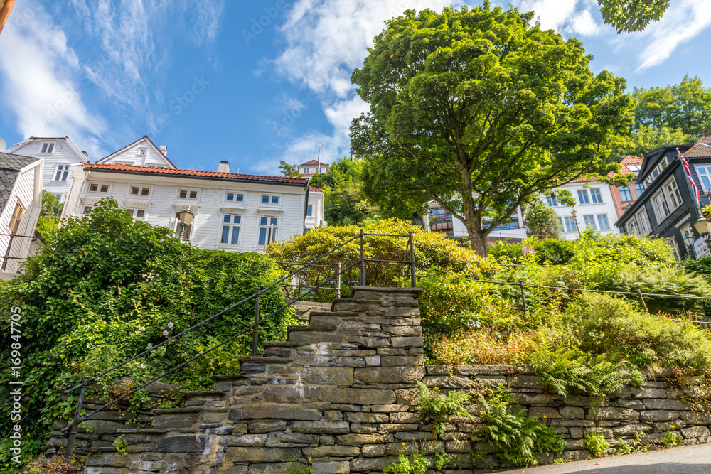 Maison du Mont Fløyen à Bergen, Norvège Maison du Mont Fløyen à Bergen, Norvège