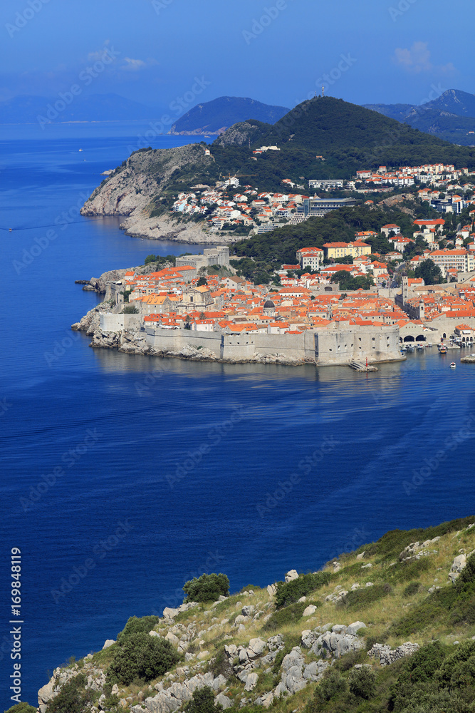 Beautiful romantic old town of Dubrovnik, Croatia,Europe