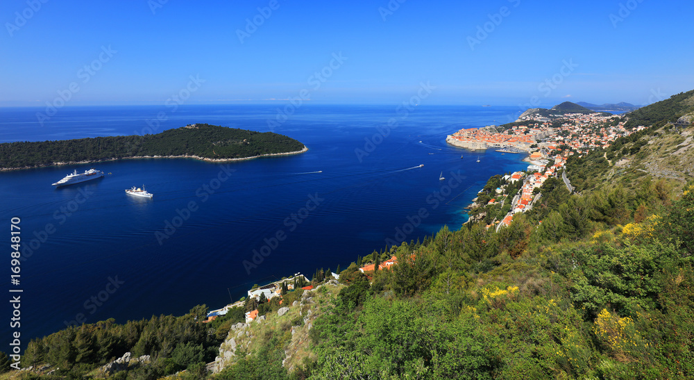 Beautiful romantic old town of Dubrovnik, Croatia,Europe