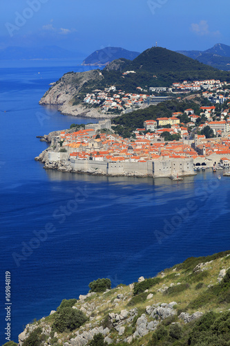 Fototapeta Naklejka Na Ścianę i Meble -  Beautiful romantic old town of Dubrovnik, Croatia,Europe
