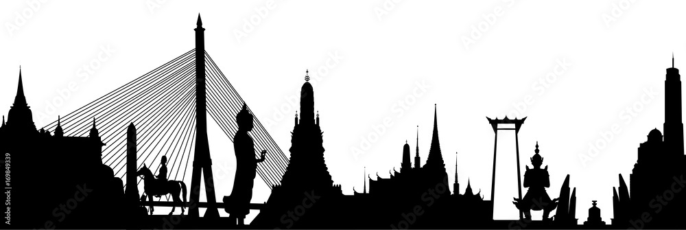 Naklejka premium BANGKOK