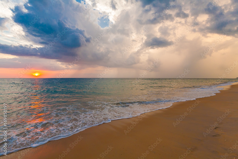 Thailand. Sea sunset Thailand. Sea sunset